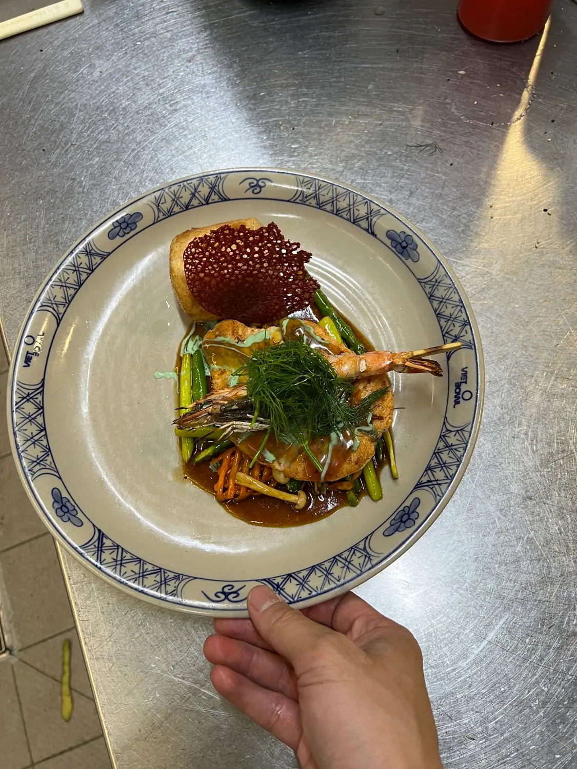 Salmon Kiss & Prawns